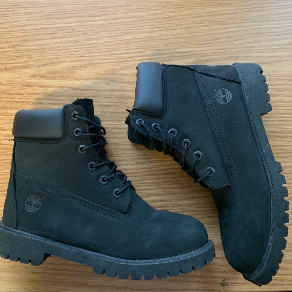 Black Timberland Boots
